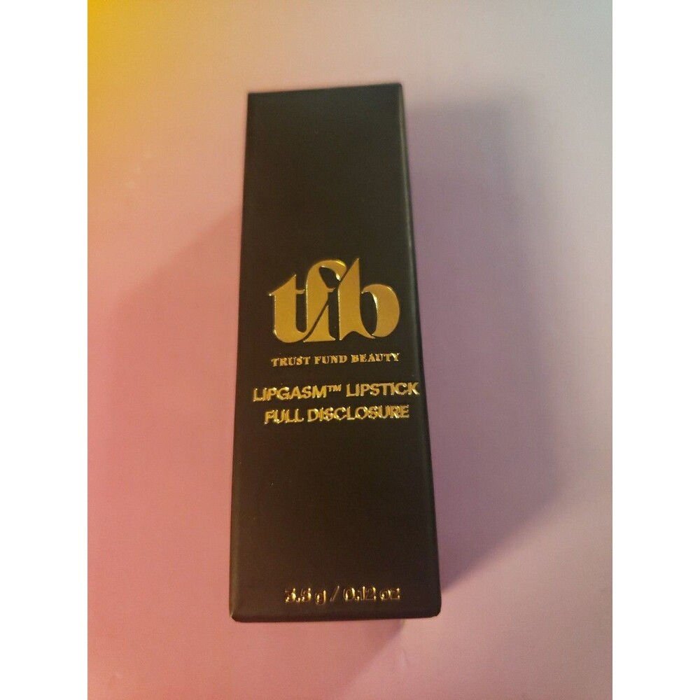 TRUST FUND BEAUTY Lipgasm™ Lipstick in Full Disclosure New in box